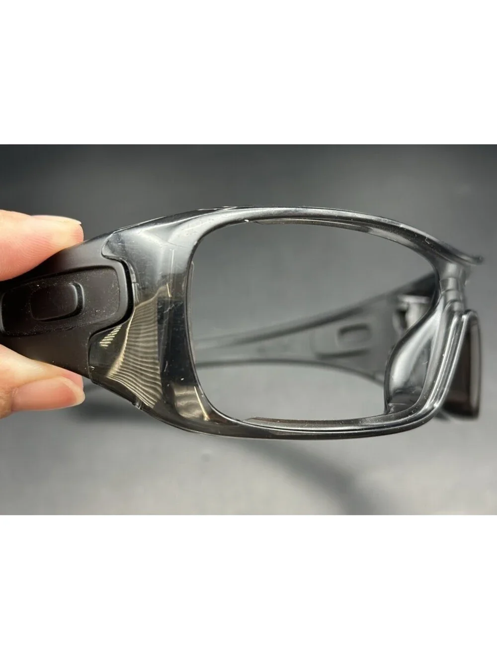 Oakley Antix Grey Smoke/Matte Black Frame